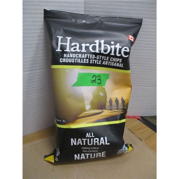 SHELF PULLS (AS IS):  HARDBITE ALL NATURAL CHIPS (150G) - BAG