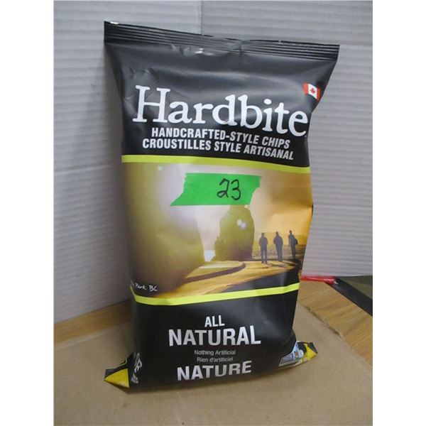SHELF PULLS (AS IS):  HARDBITE ALL NATURAL CHIPS (150G) - BAG