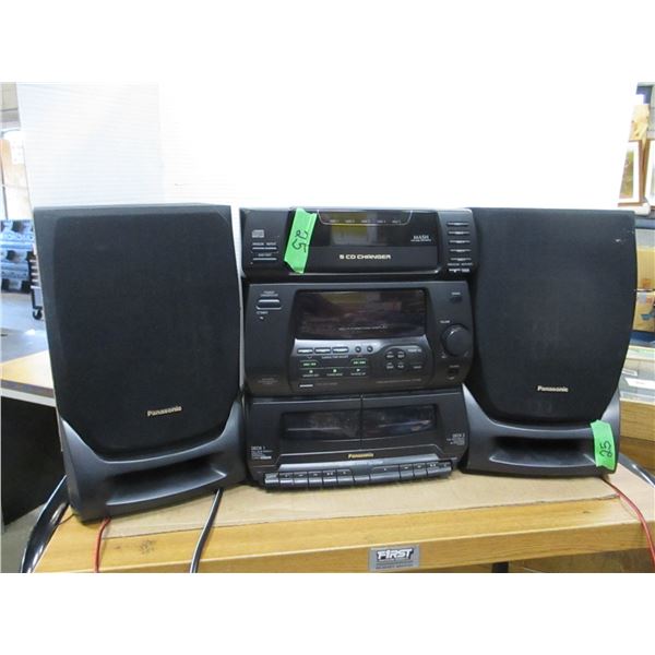 PANASONIC STEREO & 2 SPEAKERS
