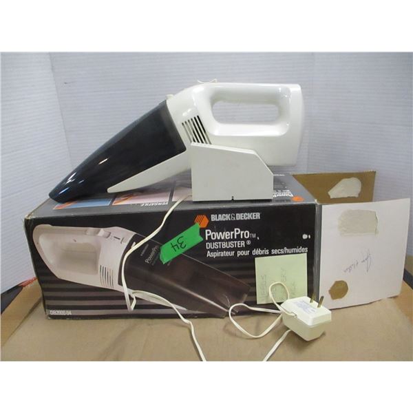 DUST BUSTER (NEEDS BATTERY)