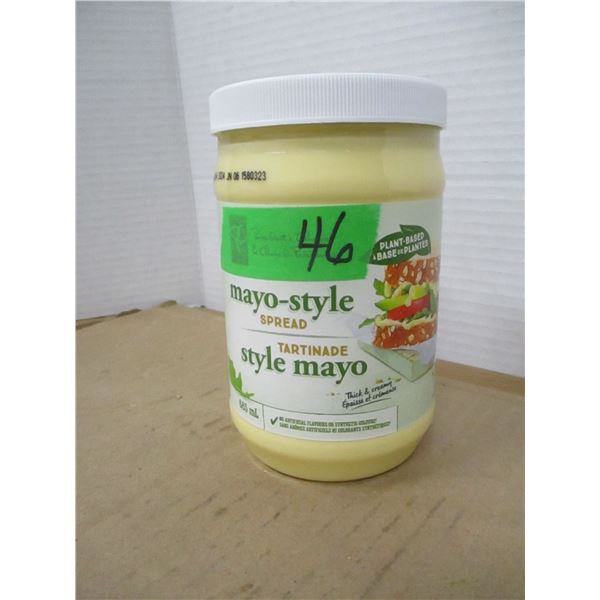 SHELF PULLS (AS IS):  MAYO STYLE SPREAD (685 ML) - BOTTLE