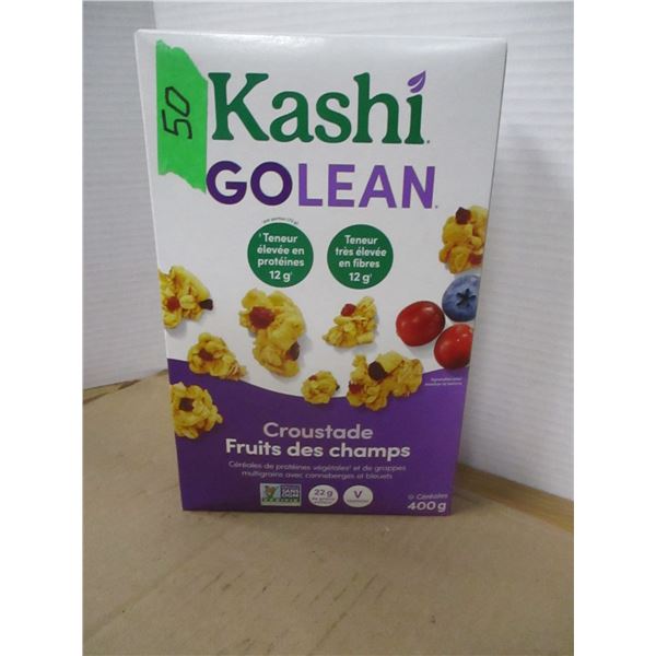 SHELF PULLS (AS IS):  KASHI GO LEAN CEREAL (400G) - BOX