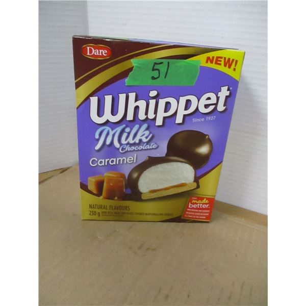 SHELF PULLS (AS IS):  WHIPPET CARAMEL COOKIES (230G) - PACKAGE