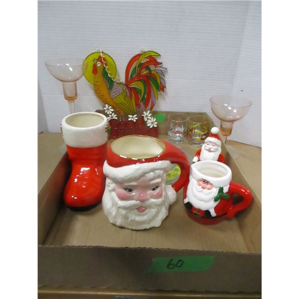 ESTATE:  FLAT C/W CHRISTMAS DECORATIONS & WINDOW ITEMS