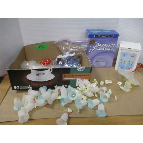 ESTATE:  WIND CHIME, DECORATIVE ROCK, ETC