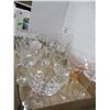 Image 2 : ESTATE:  FLAT C/W ASSORTED STEMWARE