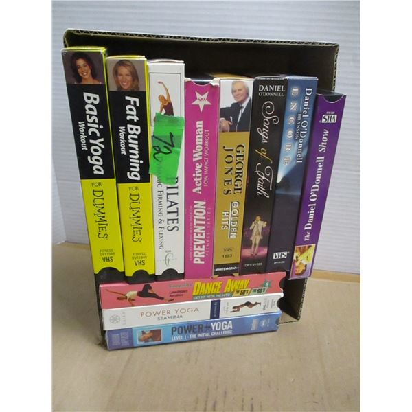 ESTATE:  FLAT C/W 11 VHS MOVIES