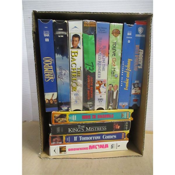 ESTATE:  FLAT C/W 12 VHS MOVIES