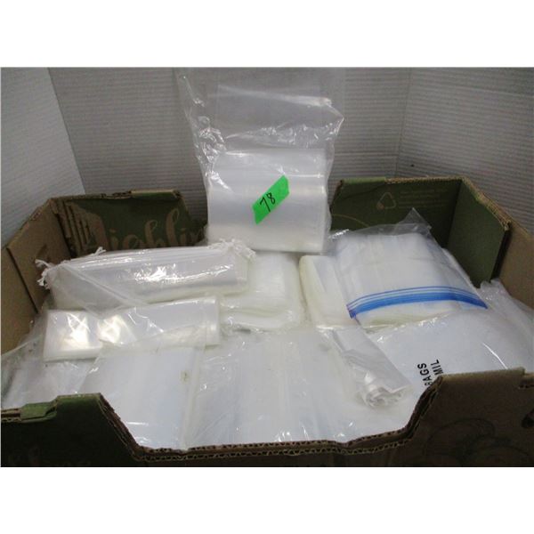 FLAT C/W ASSORTED BAGS