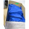 Image 1 : BOX C/W BLUE PLASTIC BAGS
