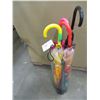 Image 1 : 4 UMBRELLAS AND HOLDER