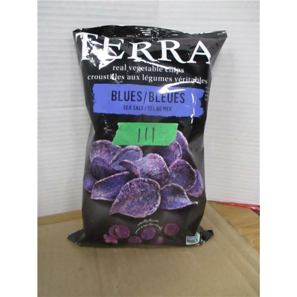 SHELF PULLS (AS IS):  TERRA BLUE CHIPS (141G) - BAG
