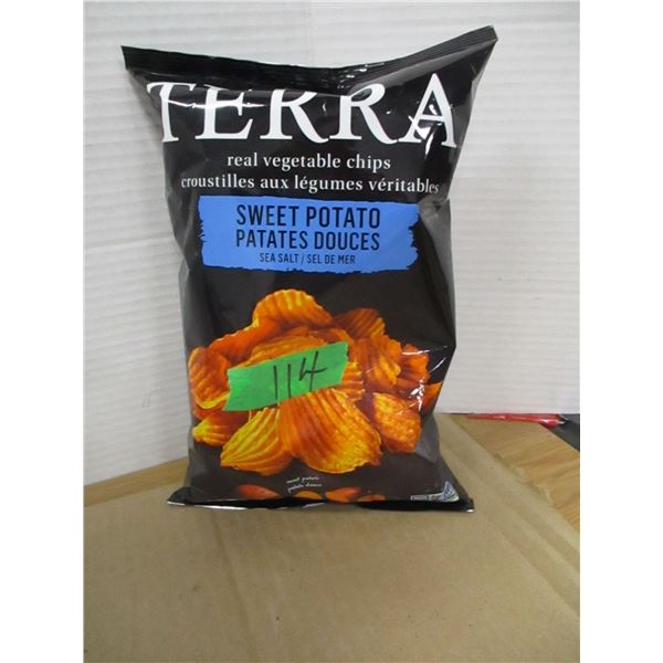 SHELF PULLS (AS IS):  TERRA SWEET POTATO CHIPS (141G) - BAG