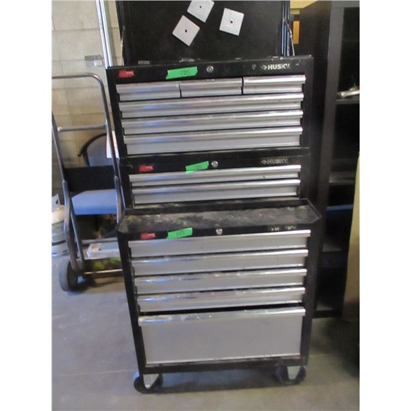 ESTATE:  SET OF 3 HUSKY TOOLBOXES