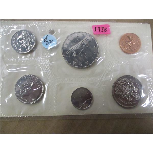 1978 PROOF CANADA MINT SEALED COIN SET