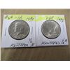 Image 1 : 1971 - 1972 USA KENNEDY HALF DOLLARS