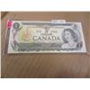 Image 1 : 1973 BANK OF CANADA POKER HAND SERIAL NUMBER DOLLAR BILL