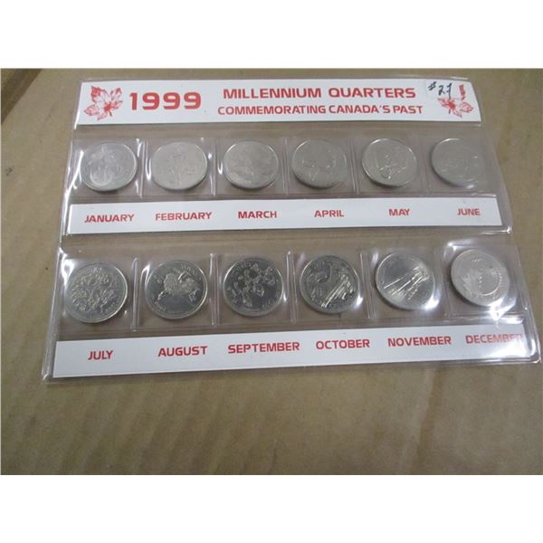 1999 MILLENIUM CANADA QUARTER SET