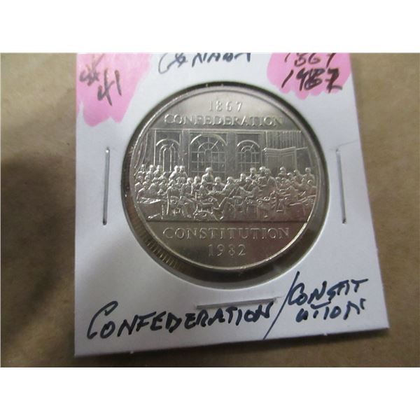 1867 - 1982 CANADA CONFEDERATION DOLLAR