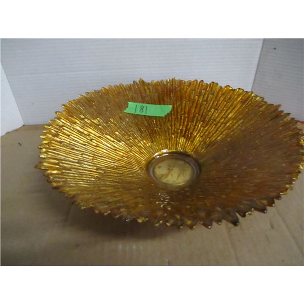 GOLD COLORED DISH