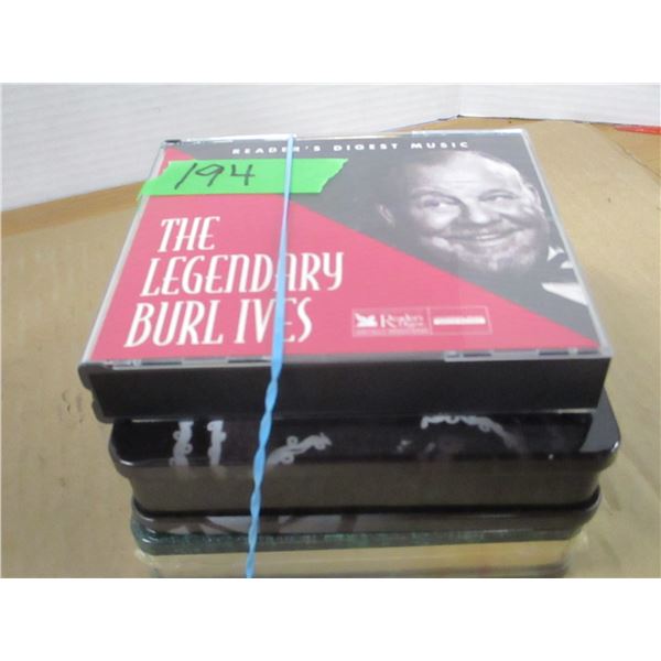 ESTATE:  8 CD'S INCLUDING J. CASH, BURT IVES, J. DENVER, READER'S DIGEST, ETC