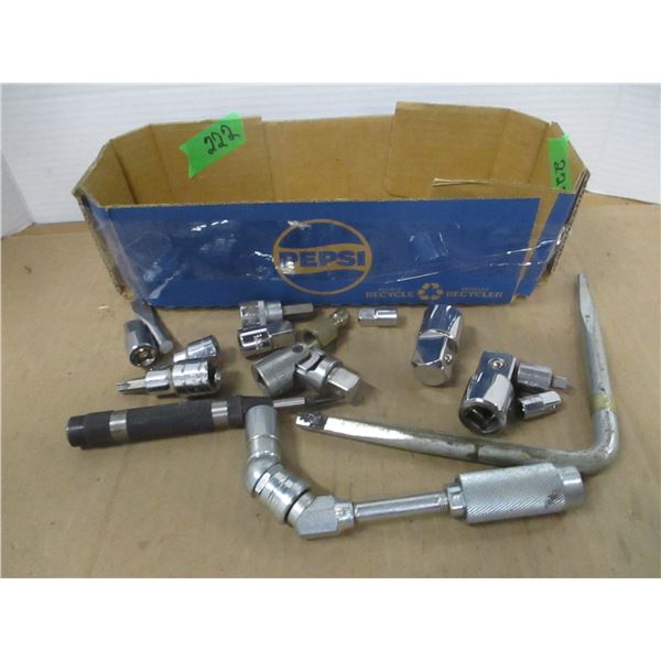 ESTATE:  FLAT C/W ASSORTED WRENCHES