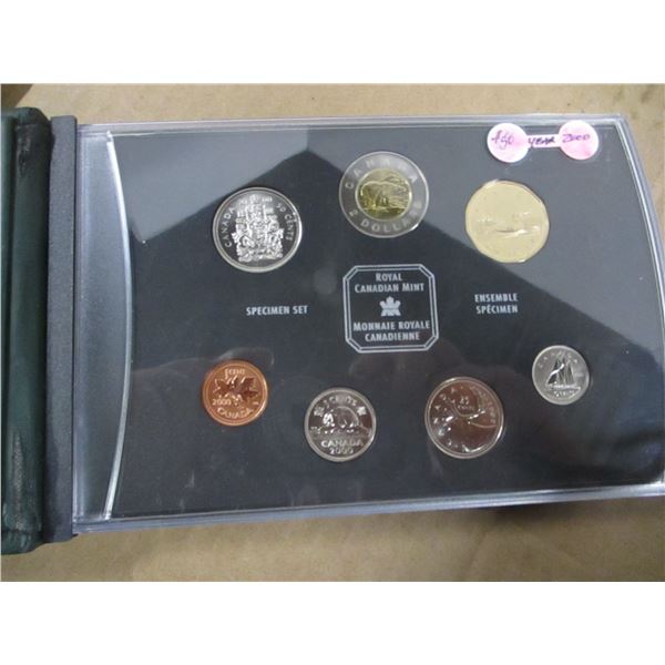 YEAR 2000 CANADA SPECIMEN MINT COIN SET