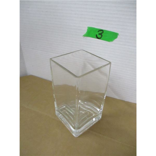 ESTATE:  BOX OF RECTANGULAR VASE