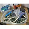 Image 3 : ESTATE:  LAUNDRY HAMPER, RADIO, MISC
