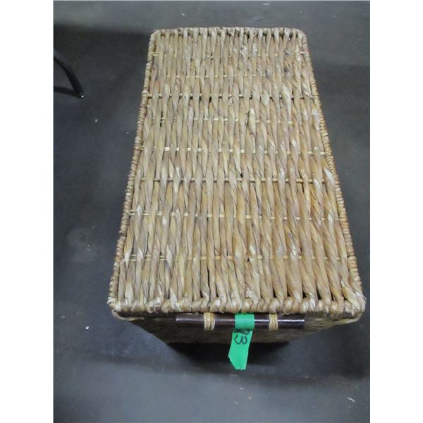 ESTATE:  WICKER BASKET (24" L X 15"H X 13" W)