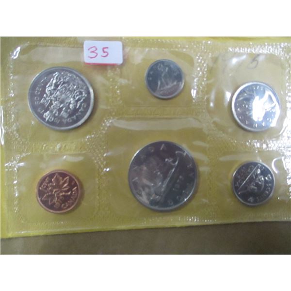 1975 PROOF CANADA MINT SEALED COIN SET