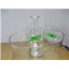 Image 1 : CLEAR BOWL & VASE