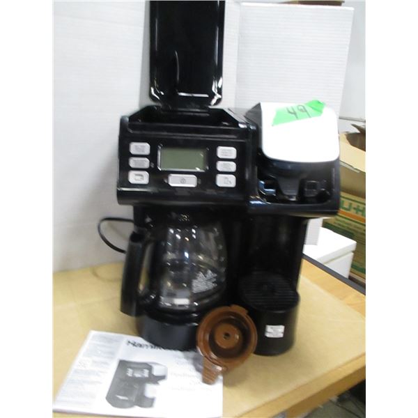 HAMILTON BEACH TRIO COFFEE MAKER