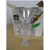 Image 1 : 4 CRYSTAL MARTINI GLASSES