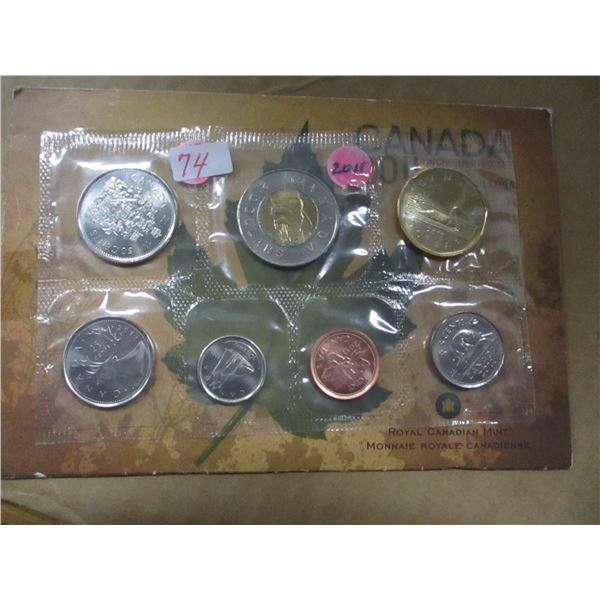 2011 PROOF CANADA MINT SEALED COIN SET
