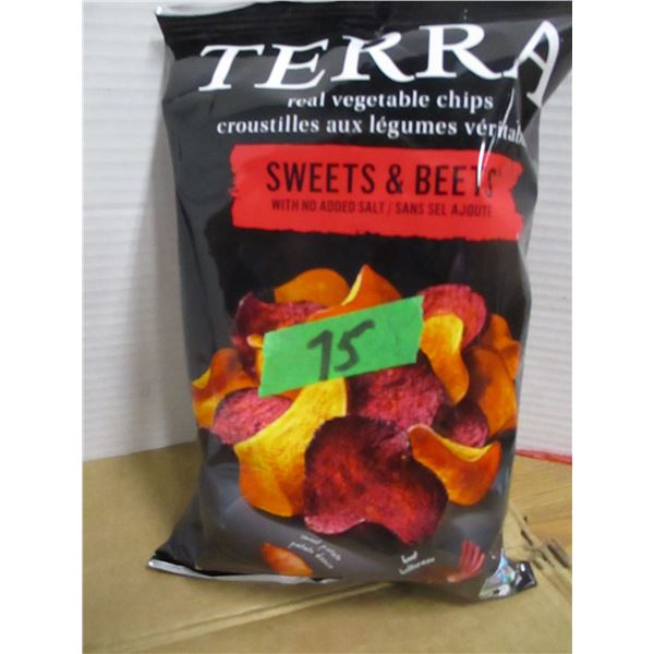 SHELF PULLS (AS IS):  TERRA SWEETS & BEETS CHIPS (141G) - BAG
