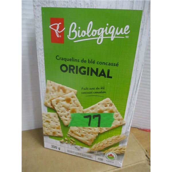 SHELF PULLS (AS IS):  STONE WHEAT CRACKERS (200G) - BOX