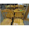 Image 1 : ESTATE:  SET OF 4 MAPLE KITCHEN CHAIRS