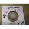 Image 1 : 1880 NEWFOUNDLAND VICTORIAN SILVER FIVE CENT