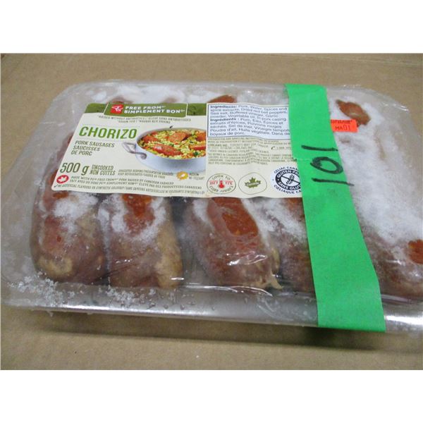 SHELF PULLS (AS IS):  CHORIZO SAUSAGE (500G)