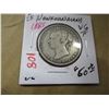 Image 1 : 1885 VICTORIAN NEWFOUNDLAND SILVER HALF DOLLAR