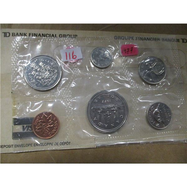 1977 PROOF CANADA MINT SEALED COIN SET