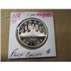 Image 1 : 1985 PROOF CAMEO CANADA VOYAGER DOLLAR