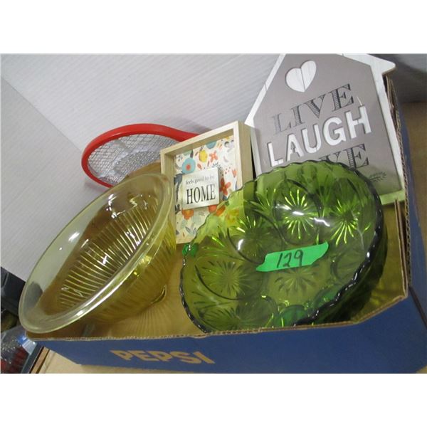 FLAT C/W BUG ZAPPER, BOWLS, ETC