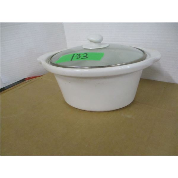 ESTATE:  CASSEROLE DISH C/W LID