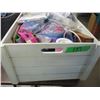 Image 1 : ESTATE:  BOX C/W CRAFT SUPPLIES