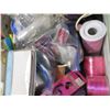 Image 2 : ESTATE:  BOX C/W CRAFT SUPPLIES