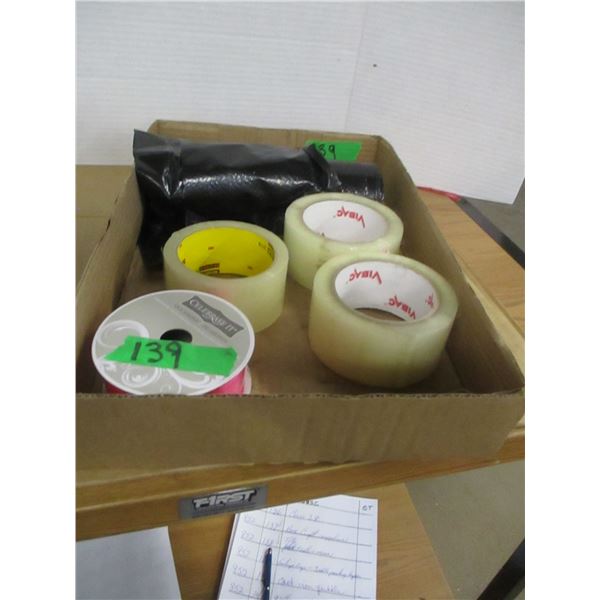 ESTATE:  GARBAGE BAGS, 3 ROLLS OF PACKING TAPE