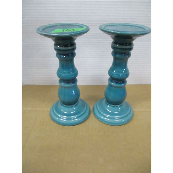 ESTATE:  2 CANDLE HOLDERS