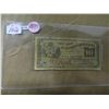 Image 1 : 1883 SCARCE MEXICO 10 CENTAVO CURRANCY RARE BANK NOTE